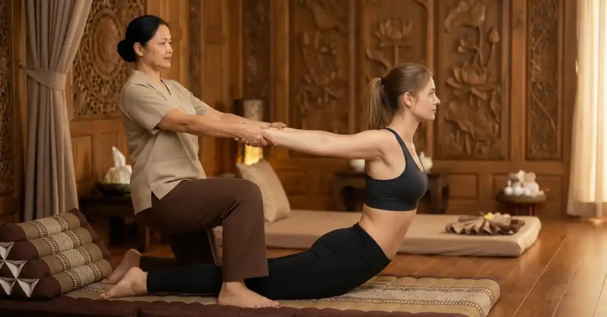 Thai massage and stretching: the art of “lazy yoga”